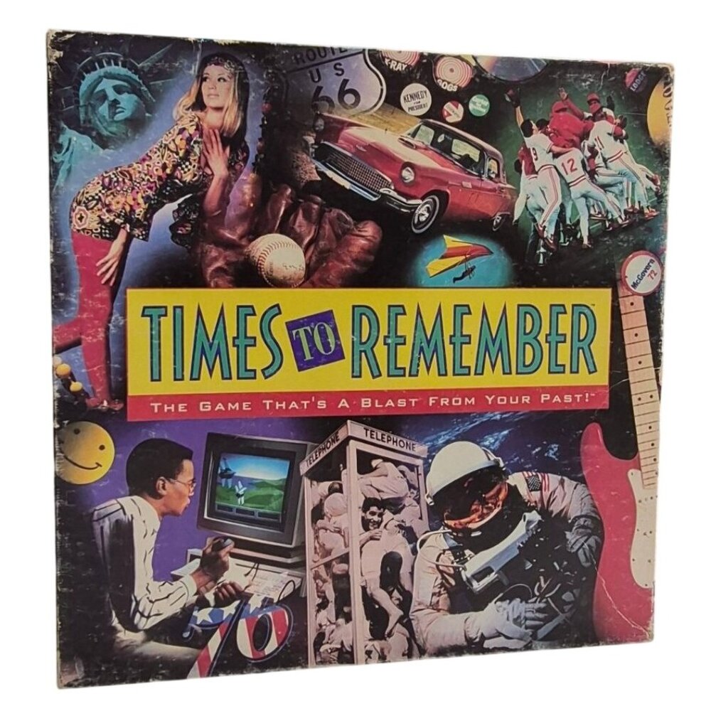 Vintage Times To Remember Trivia Board Game Nostalgic Retro Party Game - Picture 1 of 10